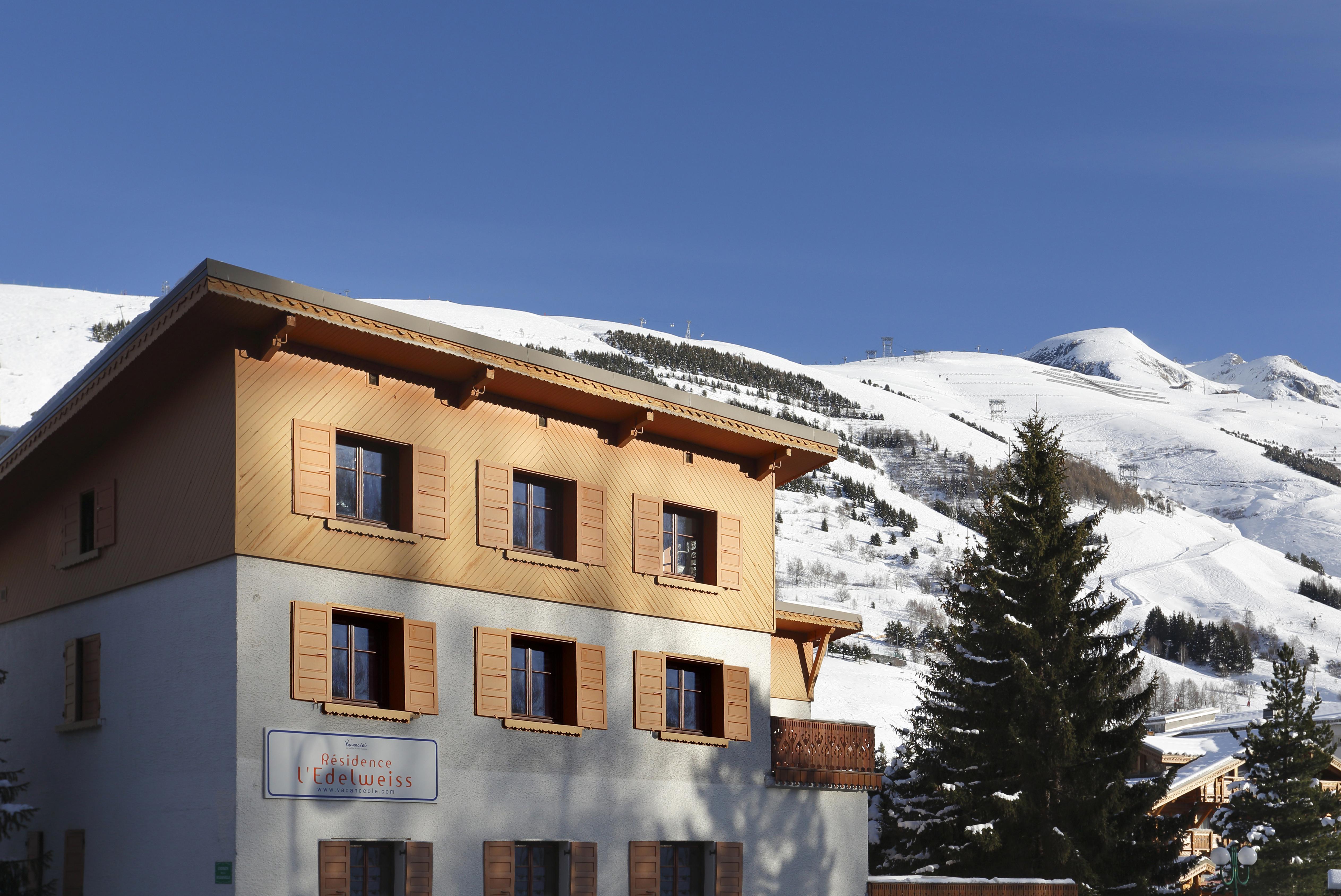 Vacanceole - Residence L'Edelweiss Les Deux Alpes Exteriör bild
